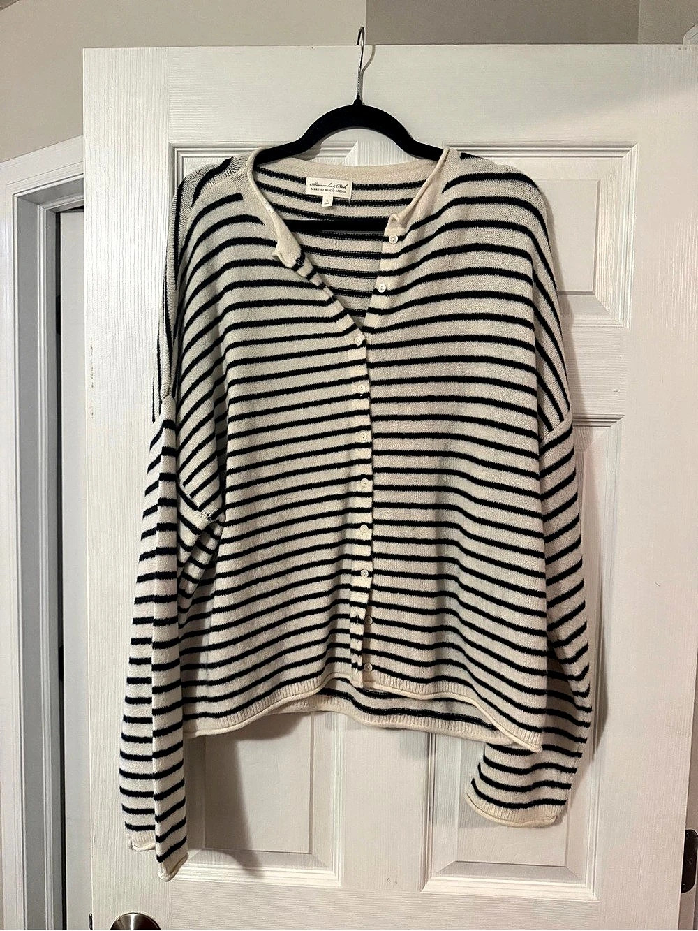 Abercrombie Striped Merino Wool Sweater